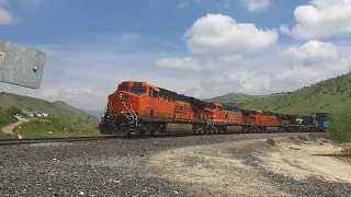 Railfanning Tehachapi Pass 4-11-2023
