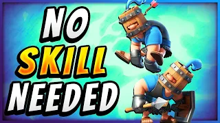 EXPLOSIVE NO SKILL RECRUITS DECK CAN'T BE STOPPED! — Clash Royale