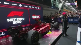 F1 Singapore 2023 Post Race Interview Lewis Hamilton