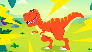 Dinosaur Songs Compilation for kids | Tyrannosaurus Song | Nursery Rhymes ★ TidiKids