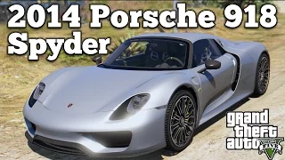 GTA V PC Mods - 2014 Porsche 918 Spyder HD [DOWNLOAD]