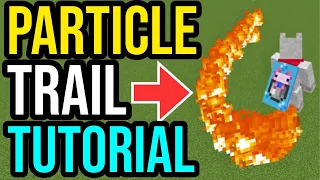 How To Make Working PARTICLE TRAILS! | Minecraft Bedrock/PE!