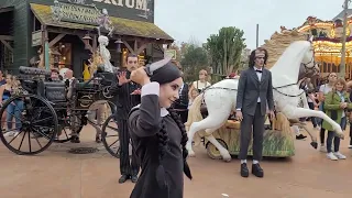 Animacion Familia Addams - Halloween Portaventura 2022