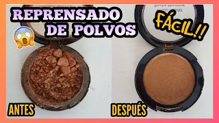 COMO REPARAR POLVOS O SOMBRAS QUEBRADAS FÁCIL EN CASA!! | KARENCITA TAPIA