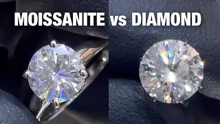 Moissanite vs Diamond (WHAT’S THE DIFFERENCE⁉️)