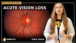 Acute Vision Loss | Causes | Ophthalmology Lectures | Medical Student | V-Learning