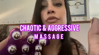 Fast Chaotic ASMR Massage w/ Cracking Sounds