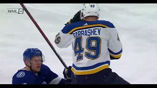 Ivan Barbashev drops the gloves and punishes Corey Perry for dirty play (25 nov 2022)