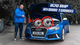 CALVIN'S 820BHP MONSTER!! AUDI RS6 *HYBRID TURBOS*