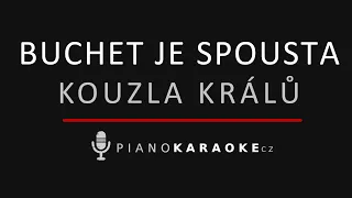 Kouzla králů  - Buchet je spousta | Piano Karaoke Instrumental