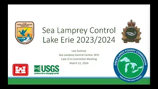LEC 8 Sea lamprey control in Lake Erie 2023/2024