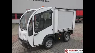 776632 GOUPIL G3 ELECTRIC UTILITY VEHICLE UTV BOX VAN 02-2012 WHITE 10492KM