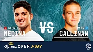 Gabriel Medina vs. Ryan Callinan - Round of 16, Heat 2 - Corona Open J-Bay 2019