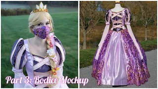 #Shorts Rapunzel Inspired Ballgown Part 3: Bodice Mockup