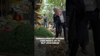 Watch: German Minister Uses UPI at Vegetable Market, Calls It “Fascinating”