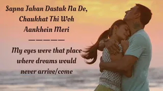 Sapna Jahan Song Lyrics English Translation || Sonu Nigam || Akshay Kumar || Jacqueline Fernandez