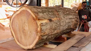 Advanced sawmill wood cutting woodworking projects skills // The worlds expensive baby wood