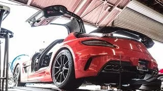 600 WHP, SLS Black Series Dyno, Weistec Tune and Headers on 91 Octane!