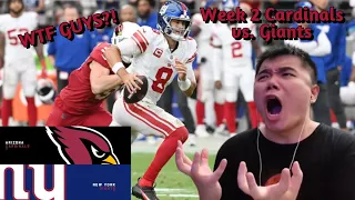 STUNNING Meltdown! Cardinals vs. Giants Week 2 2023!