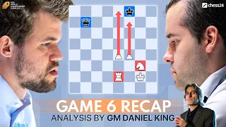 Game 6 | Carlsen - Nepomniachtchi World Chess Championship Recap | Daniel King