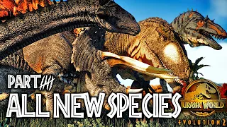 Dr Wu Hybrids ! ALL NEW DINOSAUR SPECIES Mod Showcase ! Jurassic World Evolution 2 | PART 5