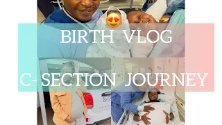 BIRTH VLOG 2023 | SCHEDULED C-SECTION AT 39 WEEKS | BABY No.2 | South African YouTuber