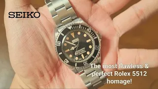 Seiko SKX023 mod to Rolex Submariner 5512, 1960's Vintage