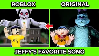SML Movie vs SML ROBLOX: Jeffy's Favorite Song ! Side by Side