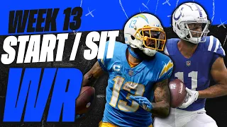 2023 Fantasy Football - MUST Start or Sit Week 13 Wide Receivers -  Every Match Up!!!