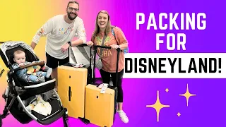 Pack with us for DISNEYLAND!!!