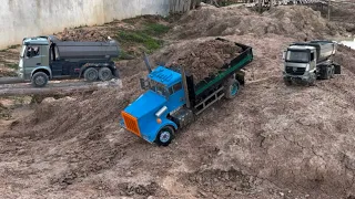 Heavy truck activities.Rc Model Truck.Rc Construction.Rc Truck Action.Dump Truck.