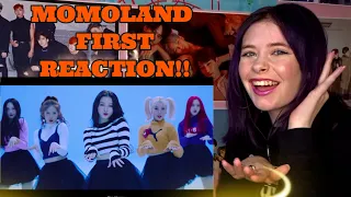 MOMOLAND FIRST REACTION!! (BBOOM BBOOM, WRAP ME IN PLASTIC, I'M SO HOT)/ MOMOLAND ARE SO UPLIFTING!