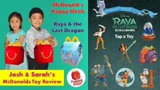 Disney's Raya and the Last Dragon ║Complete Set ║McDonalds HAPPY MEAL TOYS ║Josh&Sarah
