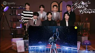 BTS Reaction to Blackpink 'Shut down' Offical MV (fanmade reaction)