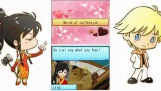 Harvest Moon Sunshine Islands Lily and Will's orange rival heart event