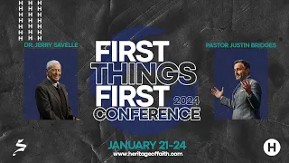 First Things First Conference 2024 || Pastor Justin Bridges || Night 2 || 01.22.24