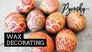 Pysanky Wax Egg Decorating | Easter Crafts | Melted Crayons | Ukraine Egg Art