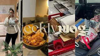 weekly vlog | home decor shopping, tiktok recipes, picking tile, decompressing after vacay + more