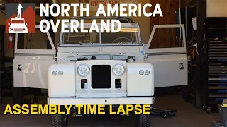 Assembling a 1963 Land Rover Series IIA timelapse