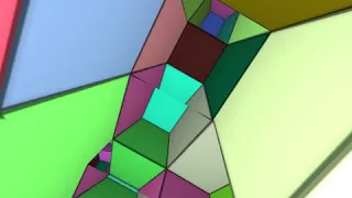 Negatively curved cubes