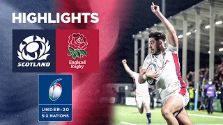 Scotland v England | Match Highlights | Six Nations Under-20s