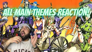 THEY NEVER MISS!! NON JOJO's FAN REACTS TO ALL MAIN THEMES!!