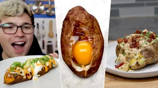 I Tested Everyones Loaded Baked Potato- Seafood, Breakfast, Korean Sweet Potato