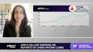 China: Apple selloff deepens as Huawei shows off new smartphone