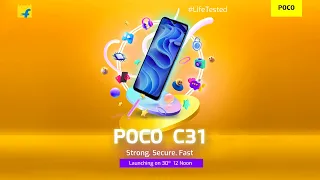 POCO C31 Launch Livestream  | 30.09.2021