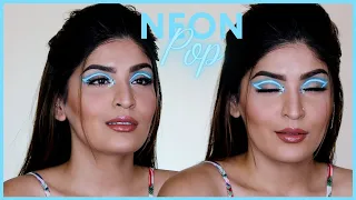 Neon Pop | Graphic Liner & Glitter | Easy & Quirky Makeup Tutorial | Shreya Jain