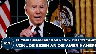 JOE BIDEN: Seltene Ansprache an die Nation! Die Botschaft des US-Präsidenten an sein Land!