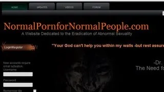 "NormalPornForNormalPeople.com" by Cosbydaf