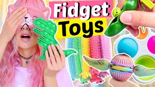 Virale FIDGET TOYS blind testen 🌈 | ViktoriaSarina