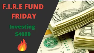 Investing $4000 Dollars a month | Dividend Passive Income | F.I.R.E FUND FRIDAYS [Week 3]